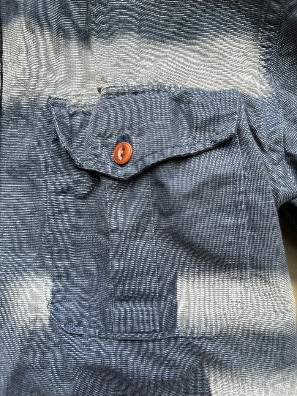 Heavyweight linen button down - JCrew x Baird McNutt
